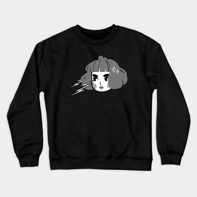 resting witch face Crewneck Sweatshirt by flowerveil